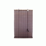 Store enrouleur tamisant, chocolat bambou, l.150 x h.200 cm