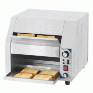 Toasteur convoyeur monophasé inox avec 600 toasts/h puissance 3000 w - PCCYTLB_0
