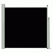 VidaXL Auvent latéral rétractable de patio 170x300 cm Noir Modèle Boreal Sud - noir 48364
