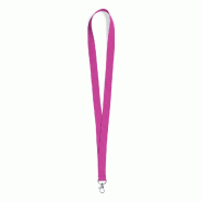 25x Lanière fuchsia avec crochet métallique pivotant - 8412536807350