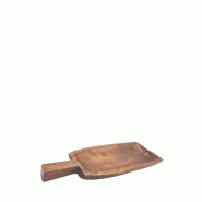 Aulica Planche à fromage et charcuterie avec manche 46x17x3.5cm - marron 285501