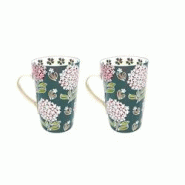Coffret de 2 mugs Cottage 50 cl - Vert Rond Grès Table Passion - vert Grès 3106232386145 Coffret de 2 mugs Cottage 50 cl - Vert Rond Grès Table Passion - vert Grès 3106232386145
