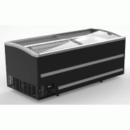 Congélateur bahut pour supermarché noir 2500 dégivrage manuel l2508mm 7072.0020 COMBISTEEL