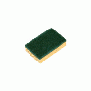 Eponge double face verte petit modele 110x70x22 basic egao spontex (lot de 10)
