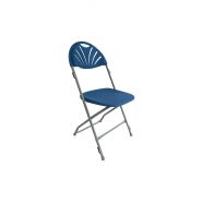 Erica - chaise pliante - vif furniture - gris/bleu