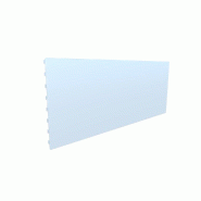 Fond plein pour gondole GP25 blanc 9003 133x40 cm