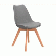 Helloshop26 - Lot de 6 chaises de salle à manger scandinaves assise rembourré pieds en bois hêtre rétro chaise pour salon chambre 01_0000140 - 300 Helloshop26 - Lot de 6 chaises de salle à manger scandinaves assise rembourré pieds en bois hêtre rétro chaise pour salon chambre 01_0000140 - 300