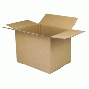 Lot de 10 cartons d'expédition dimension 40x30x30cm - marron en carton CARTA12