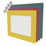 Pochette de marquage au sol DIN A5 - Lot de 10 - Auto-adhésive et compatible chariot élévateur Pochette de marquage au sol DIN A5 - Lot de 10 - Auto-adhésive et compatible chariot élévateur
