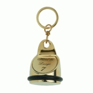 Porte-clés alu design boule petit modèle or  réf. 102160