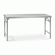 Royal Catering Folding Work Table - 60 x 180 cm - 230 kg load capacity - inox 4062859985613