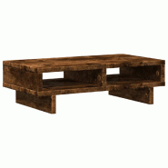 Support de moniteur table meuble bureau 50 x 27 x 15 cm bois d'ingénierie marron 02_0044876 - marron Bois massif 3000220417166