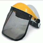 Visière grillagée réglable - Protection intégrale pour travaux d'élagage et forestiers