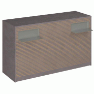 Comptoir Vertigo H T01 dble nat. L170cm - 3 tab.Coulis. 6tab.Amovib - béton