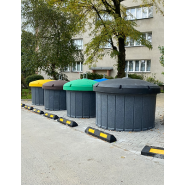 Conteneur semi-enterré en milieux urbains, résidentiels ou mixtes - LOMBRIK ROND