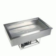 Cuve réfrigérée avec groupe intégré - Froid statique - 3 GN 1/1 - 102 L | Tefcold