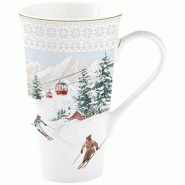 EASY LIFE Coffret mug géant 60 cl - Chalet - porcelaine 035-1220490