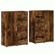 Helloshop26 - Buffet bahut commode armoire meuble de rangement organisateur cuisine salle de séjour salons lot de 2 60 x 31 x 84 cm 02_0036742 - 3000 Helloshop26 - Buffet bahut commode armoire meuble de rangement organisateur cuisine salle de séjour salons lot de 2 60 x 31 x 84 cm 02_0036742 - 3000