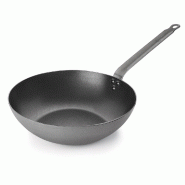 Lacor - 63829 - Wok avec revêtement antiadhésif Ferrum, 28 cm, Gris - métal 63829