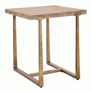 Mauro Ferretti Table De Salle À Manger Carrée Moderne Ankara En Bois Et Métal - Design Simple Et Audacieux - Style Moderne 142814000Q - 142814000Q Mauro Ferretti Table De Salle À Manger Carrée Moderne Ankara En Bois Et Métal - Design Simple Et Audacieux - Style Moderne 142814000Q - 142814000Q