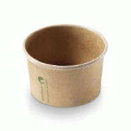Naturesse Petits pots kraft/PLA ø 7,5 x 4,5 cm - 120 ml (1000 unités) - marron papier 17902-PV Naturesse Petits pots kraft/PLA ø 7,5 x 4,5 cm - 120 ml (1000 unités) - marron papier 17902-PV