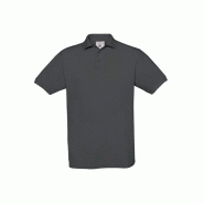 Polo homme Safran Dark Grey L 100% Nylon - L gris 5401007202872