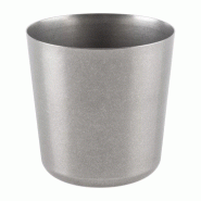 Pot à frites empilable 400 ml en inox finition polie
