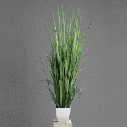 Roseau artificiel en pot H 86 cm