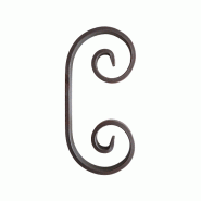 Volute H.180 x L.85mm - plat 12 x 6mm