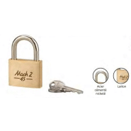 Cadenas mach 2 45mm anse demi-haute acier 2 clés - thirard - 00063451 - 031683
