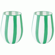EASY LIFE Set 2 verres à eau 50 cl Vert - Twist & Match - 035-1247019 EASY LIFE Set 2 verres à eau 50 cl Vert - Twist & Match - 035-1247019