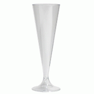 Flute cristal en plastique 10 cl - par 6