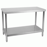 HELLOSHOP26 table de travail professionnelle acier inox pieds ajustable 120 x 70 cm - 3000335239929 HELLOSHOP26 table de travail professionnelle acier inox pieds ajustable 120 x 70 cm - 3000335239929