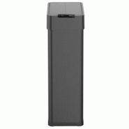 Kitchen Move Poubelle de cuisine automatique 90L SILVERLAKE BLACK en acier Inox avec cerclage Ouverture papillon grande capacité - noir 3666162010805 Kitchen Move Poubelle de cuisine automatique 90L SILVERLAKE BLACK en acier Inox avec cerclage Ouverture papillon grande capacité - noir 3666162010805