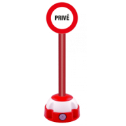 Poteaux équipés avec panneau diamètre 300 mm - PTALRG-NV01/KNRS_0