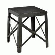 Tabouret "New York" métal H46cm
