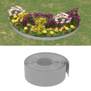 Vidaxl bordures de jardin 5 pcs gris 10 m 20 cm polyéthylène 3155455 Vidaxl bordures de jardin 5 pcs gris 10 m 20 cm polyéthylène 3155455