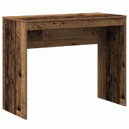 VidaXL Bureau vieux bois 90x40x72 cm bois d'ingénierie Modèle Milan Pro - 855832