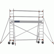 Échafaudage roulant aluminium AL 300 version standard - Hauteur de travail : 3,90 m - DUARIB - 613912 Échafaudage roulant aluminium AL 300 version standard - Hauteur de travail : 3,90 m - DUARIB - 613912