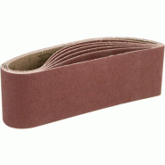 Bandes abrasives 76 x 533 mm g60+80+100 - lot de 6 pour g58146 Bandes abrasives 76 x 533 mm g60+80+100 - lot de 6 pour g58146