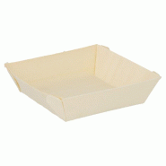 Barquette bois 7x7x2cm - par 500