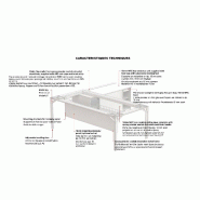 Bureau Manager Design sur meuble retour X8 - Officity. - 189, Blanc, Blanc