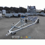 Chariot de mise à l'eau multi-rouleaux - G1000MA14 - 1 essieu - PTAC : 1350 Kg - Sun Way - GOLDONEALU1P