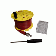 CHAUVIN ARNOUX - Bobine de câble Rouge longueur 166m pour kit de terre 3 pôles / 4 pôles / Résistivité