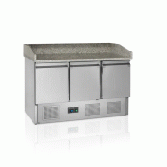 Comptoir à pizza 3 portes gn 1/1 - 400 litres - PPT1365