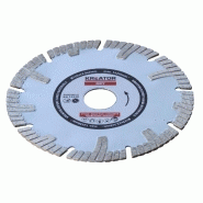 Disque diamant béton armé - alésage 22,2 mm 1 disque 115 mm 2,0 mm