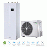 Ensemble Pompe à chaleur Air / Eau - M-THERI A 6 XL 6,2kW / ECS 240L - Midea - MIDMTHERIA6240_0