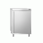 GGM Gastro Meuble bas inox central P 600 mm avec portes - 4063326064817 GGM Gastro Meuble bas inox central P 600 mm avec portes - 4063326064817