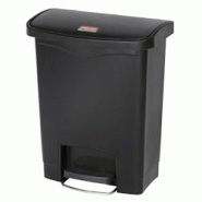 Helloshop26 - Rubbermaid Poubelle à pédale Slim Jim 30 L noir 02_0044421 - 3000220145298 Helloshop26 - Rubbermaid Poubelle à pédale Slim Jim 30 L noir 02_0044421 - 3000220145298