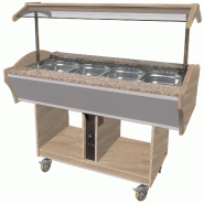 ITALCONCEPT L2G Buffet Bain-Marie Central Chauffant, - 3616350027832